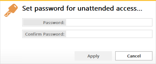 تنظیم password برای نرم افزار انی دسک