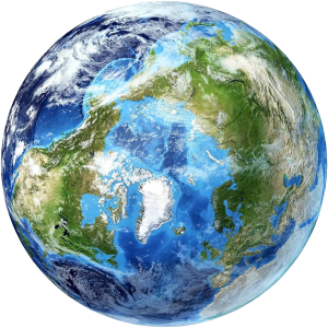 کره زمین، بین الملل، نقشه جهان